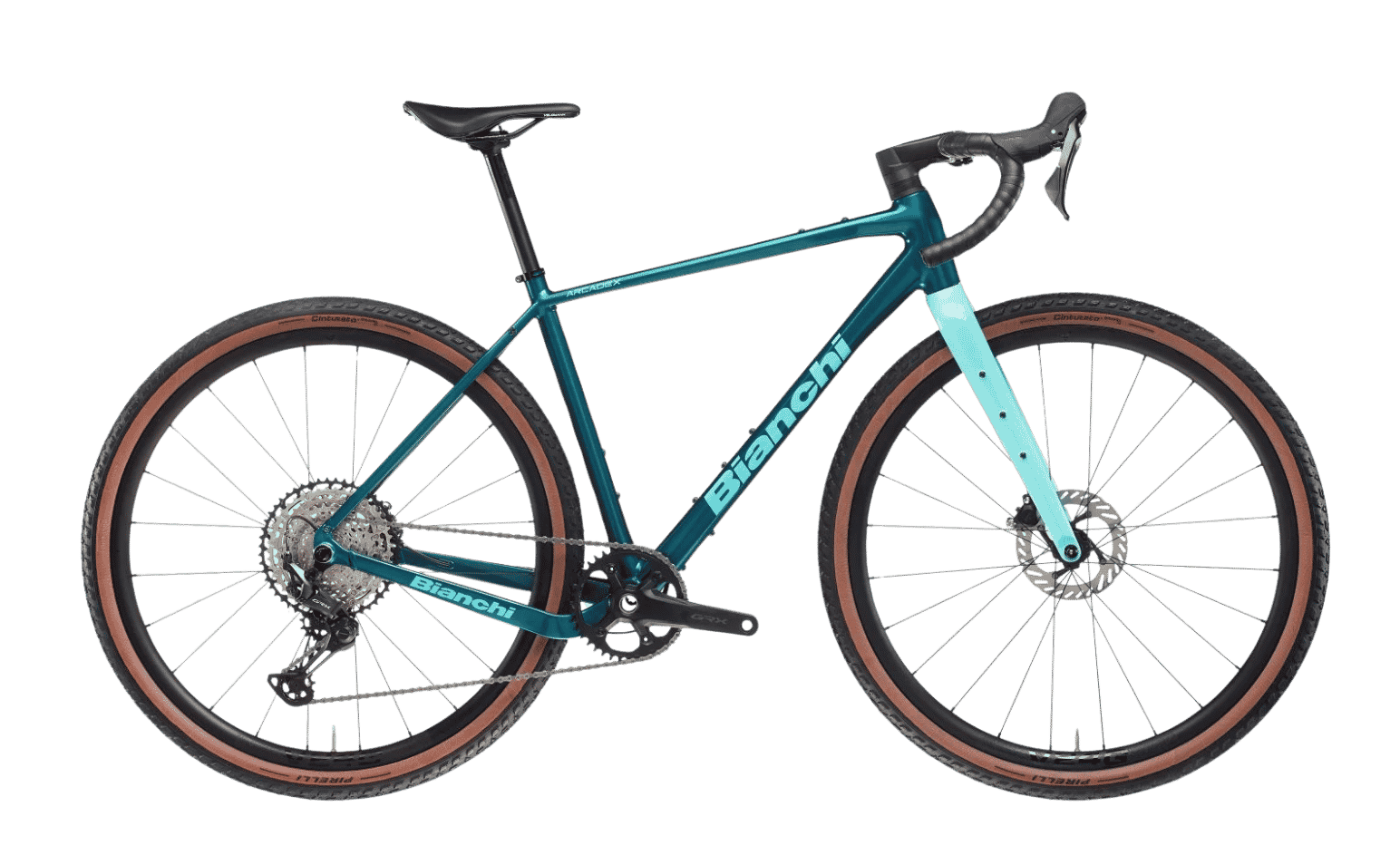 Bianchi Arcadex AL Cues Aluminium Gravelbike in Turquoise CK16 Glossy