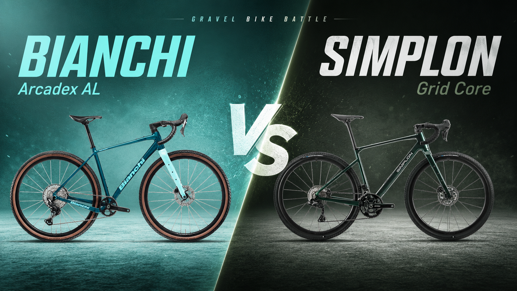 Simplon Grid Core und Bianchi Arcadex AL im Gravelbike Vergleich Carbon oder Alu