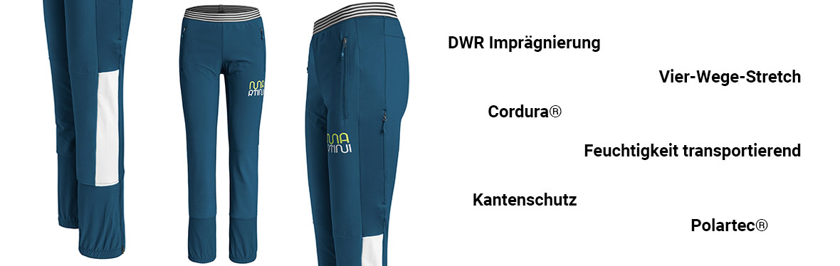 Hose die von verschiedenen Features präsentiert werden