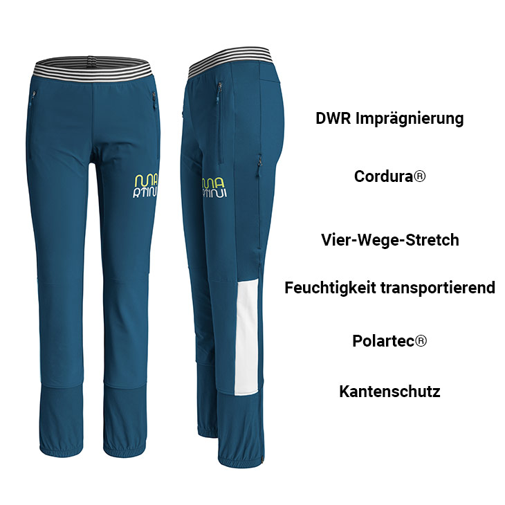 Hose die von verschiedenen Features präsentiert werden